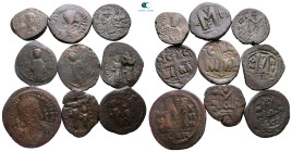 Lot of ca. 9 byzantine bronze coins / SOLD AS SEEN, NO RETURN!
Good Fine