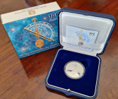 Euro. Repubblica Italiana. 10 Euro 2009. Ag. Anno Internazionale dell'Astronomia. In Confezione Originale. Proof. (FF)