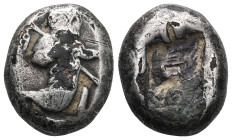Persia - Lydia, Achaemenid Empire, Persian Imperial Coinage, Darius I, (521-486 B.C.), silver siglos, issued 500-485 B.C., obv. king as bearded archer...