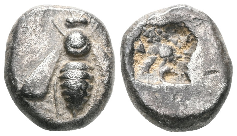 Greek IONIA. Ephesos. Circa 550-500 BC. Drachm (Silver), Milesian standard. Bee ...