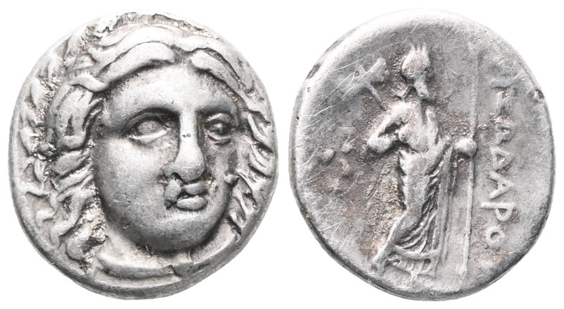 Greek SATRAPS OF CARIA. Pixodaros, circa 341/0-336/5 BC. Drachm (Silver), Halika...