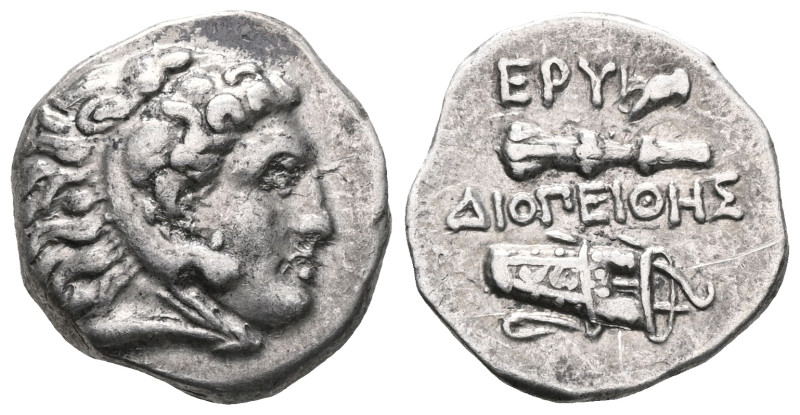 Greek Coins IONIA. Erythrai. Drachm (Circa 325-315 BC). Diopeithes, magistrate. ...