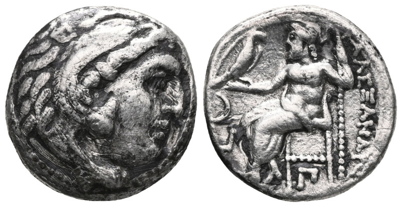 Alexander III 'the Great' AR Drachm, Kolophon mint Kings of Macedon. Alexander I...