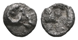 Troas, Kebren AR Obol.
Troas, Kebren AR Obol. c. 5th C. Head of ram r. / Incuse square. Very Fine.