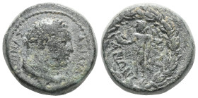 Greek
LYDIA. Sardes. 2nd-1st centuries BC. (Bronze), struck under the magistrate Demophos, son of Thebados. Youthful laureate head of Herakles to righ...