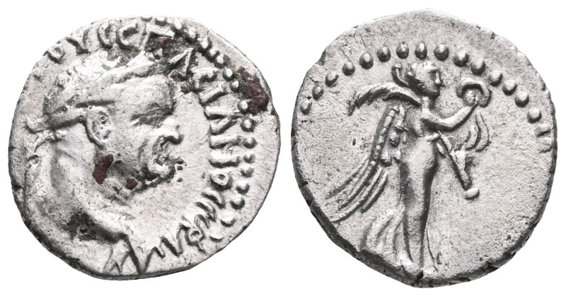 CAPPADOCIA, Caesaraea-Eusebia. Vespasian, 69-79. Hemidrachm (Silver). AYTOKP KAI...