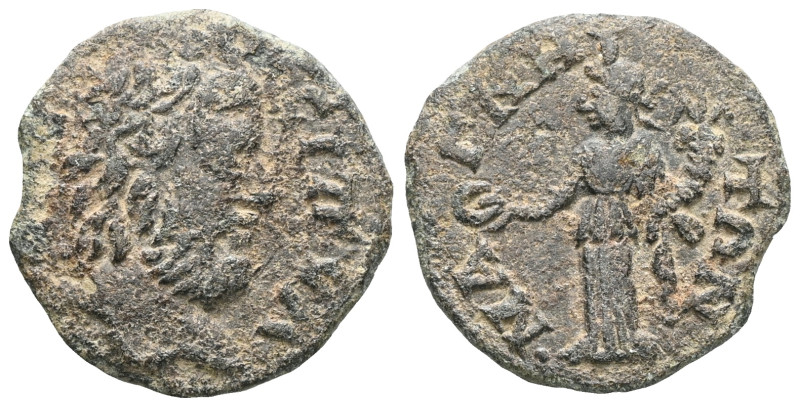 LYDIA, Magnesia ad Sipylum. Autonomous. Circa 2nd - 3rd Century AD. Æ . Bearded ...