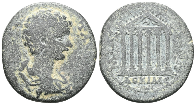 Roman Provincial Phrygia, Docimeium. Geta. As Caesar, A.D. 198-209. AE 27 . Π ЄΠ...