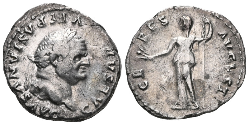 VESPASIAN (69-79) Titus Flavius ​​Sabinus Vespasianus Denarius AR. 
 Weight:3,3...