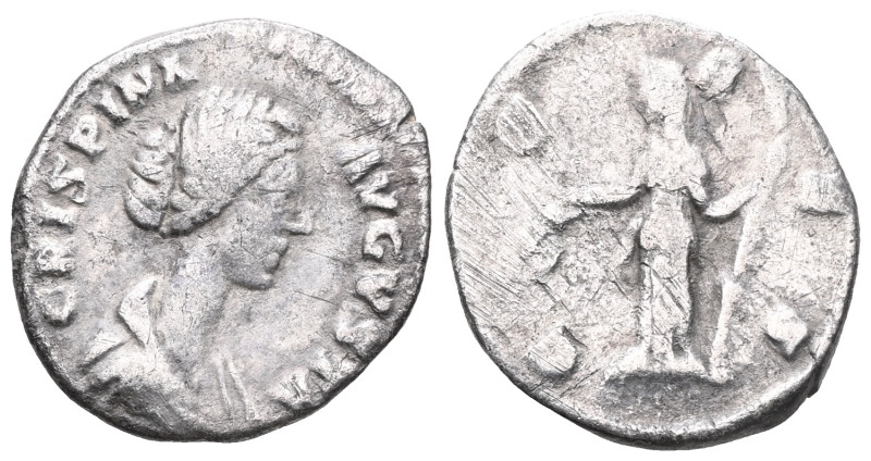 Commodus (177-192) for Crispina. AR Denarius , Rome, 178-191. Obv. CRISPINA AVGV...