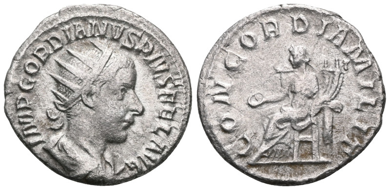 Roman Imperial Gordianus III 238-244 AD, AR antoninianus, Rome Mint ca. 240 AD R...