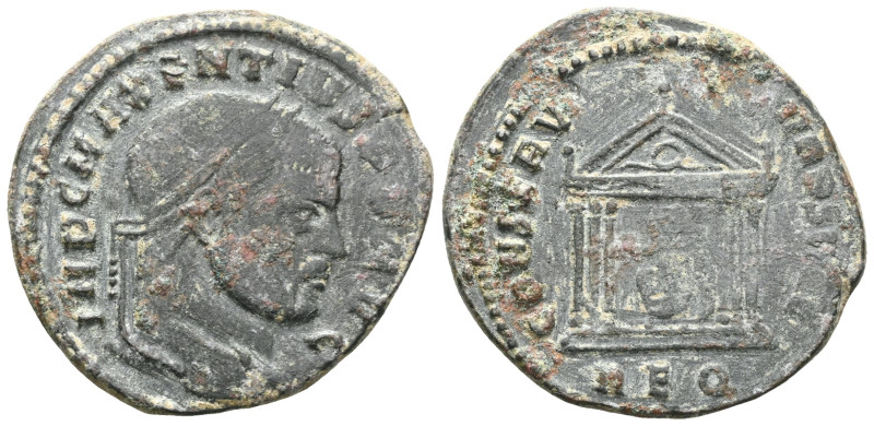 Roman Imperial Maxentius, 307-312. Follis (Bronze), Carthage, late summer 307. I...