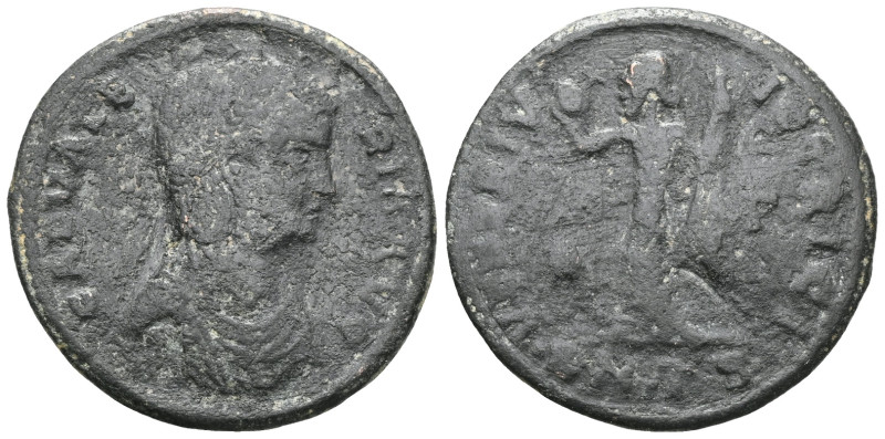 Galeria Valeria Æ Nummus. Antioch, AD 308. GAL VALERIA AVG, diademed and draped ...