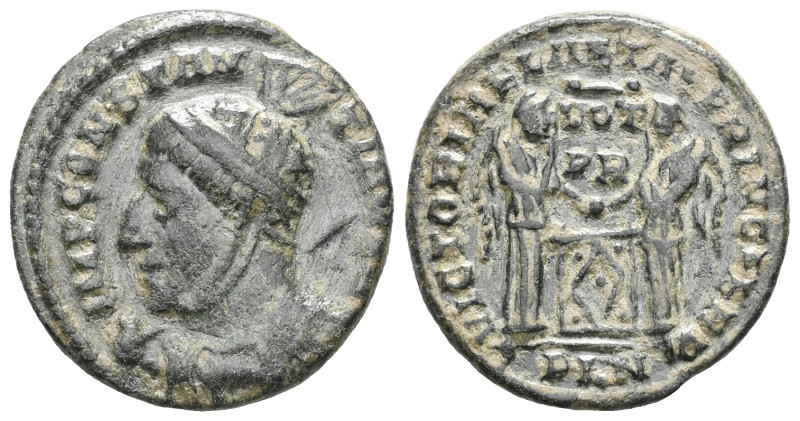 Roman Imperial Constantine I, 307/310-337. Follis (Bronze), Siscia, 319. IMP CON...