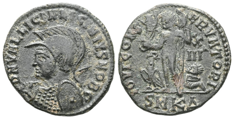 Roman Imperial Coins , LICINIUS I (308-324). Bronze AE.
 Weight:3,3 gr Diameter...