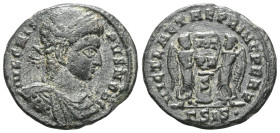 Roman Imperial
Licinius I, 308-324. Follis (bronze), Siscia. IMP LICINIVS AVG Laureate head of Licinius I to right. Rev. VICT•LAETAE PRINC PERP / ЄSIS...
