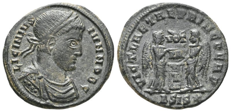 Roman Imperial Licinius I, 308-324. Follis (bronze), Siscia. IMP LICINIVS AVG La...