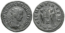 Carinus, as Caesar, (A.D. 283-285), Antioch mint, issued 282, billon antoninianus, obv. IMP C M AVR CARINVS NOB C, radiate cuirassed bust to right of ...