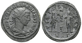 Roman Imperial
Numerianus (283-284) AE Antoninianus (bronze) Kyzikos Obv: IMP C NVMERIANVS P F AVG: Bust of Numerian, radiate, draped, right
Rev: CLEM...