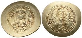 Byzantine
Michael VII Ducas, 1071-1078. Histamenon (Electrum), Constantinopolis. Bust of Christ Pantokrator facing, wearing tunic and pallium, raising...