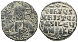 Byzantine
Anonymous Folles. temp. John I, circa 969-976. Follis (Bronze), Constantinople, class A1. Bust of Christ facing, wearing nimbus cruciger wit...