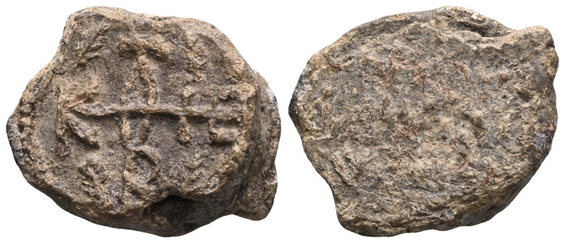 Byzantine Lead Seals, 7th - 13th Centuries
 Weight:9,3 gr Diameter:19,6 mm
