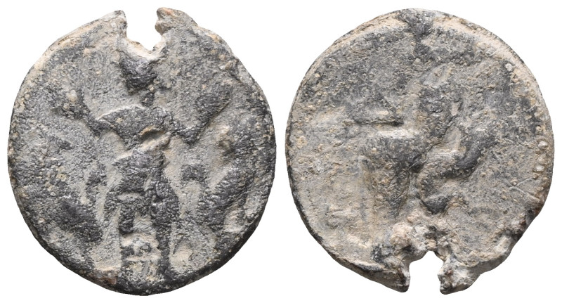 ASIA MINOR. Uncertain , PB Tessera 
 Weight:2,8 gr Diameter:16,1 mm