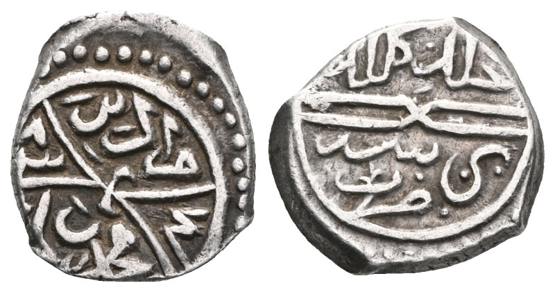 Ottoman Akche . Murad II . 834 Bursa AR.
 Weight:1,1 gr Diameter:11,5 mm