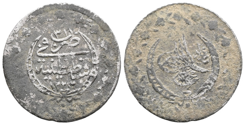 Ottoman, Mahmud II, AH1223 , Kostantiniye . Very Fine
 Weight:1,6 gr Diameter:2...