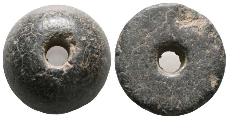 ANCIENT WEIGHT .(8th-12th century) Very Fine.
 Weight:11,1 gr Diameter:26,3 mm