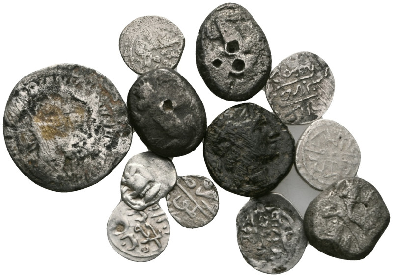 ANCIENT BRONZE AND SILVER COINS.SOLD AS SEEN.NO RETURN.
Weight:lot Diameter:lot