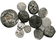 ANCIENT BRONZE AND SILVER  COINS.SOLD AS SEEN.NO RETURN.