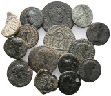 ANCIENT BRONZE COINS.SOLD AS SEEN.NO RETURN.