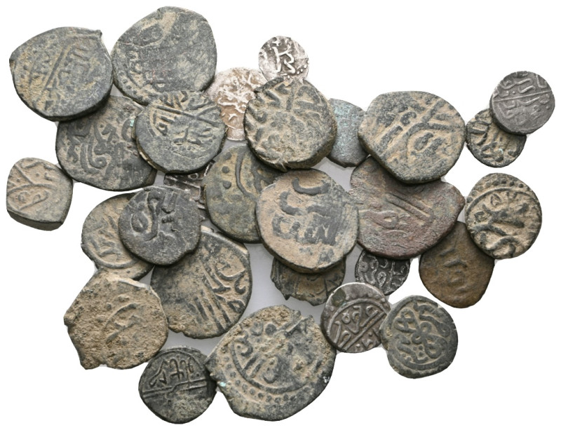 ANCIENT BRONZE COINS.SOLD AS SEEN.NO RETURN.
 Weight:lot Diameter:lot