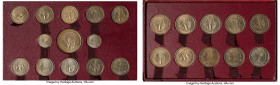 French Colony 23-Piece Lot of Assorted nickel-bronze Essai Issues 1948-1949 UNC, Paris mint. A lovely assortment of copper-nickel Paris mint Essai iss...