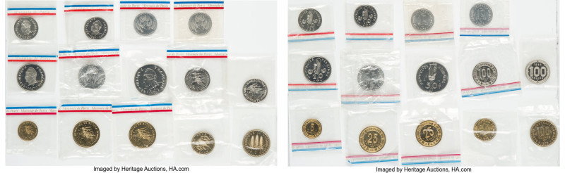 French Colony 14-Piece Lot of Assorted Paris Mint Issues UNC, Paris mint. The co...