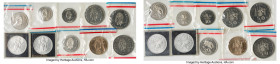 French Overseas Territory 10-Piece Lot of Assorted Issues 1952-1976 UNC, Paris mint. Some are Essai issues. All coins are either in a Paris mint packe...