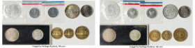 French Colony 10-Piece Lot of Assorted Paris Mint Issues UNC, Paris mint. The countries represented here are Cyprus, Morocco, Saarland, and Algeria. S...