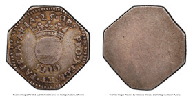 Aire. Marechal de Goesbriant Siege Klippe 25 Sols 1710 VF35 PCGS, KM15.2, Korchnak-10. 7.27gm. A uniface, octagonal siege piece from the War of Spanis...