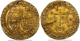 Anglo-Gallic. Henry VI (1422-1461) gold Salut d'Or ND (1422-1450) AU Details (Cleaned) NGC, Saint-Lo mint (Lis mm), Elias-271e, Fr-301. 3.44gm. (lis) ...