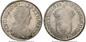 Louis XIV 1/2 Ecu 1652-E MS61 NGC, Tours mint, KM164.6. HID09801242017 © 2024 Heritage Auctions | All Rights Reserved
