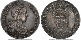 Louis XIV Ecu 1648-B AU Details (Obverse Tooled) NGC, Rouen mint, KM155.2, Dav-3799. Struck during the year of the Treaty of Westphalia, which marked ...