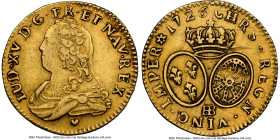 Louis XV gold Louis d'Or 1726-BB XF Details (Reverse Damage) NGC, Strasbourg mint, KM489.4, Fr-461. HID09801242017 © 2024 Heritage Auctions | All Righ...