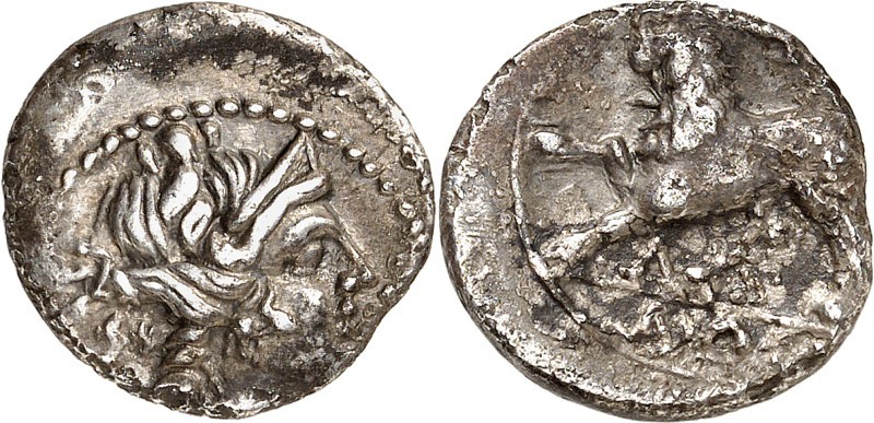 GALLIEN. 
MASSALIA (Marseille; Griechenstadt in Gallien). 
Drachme (121/82 v.C...