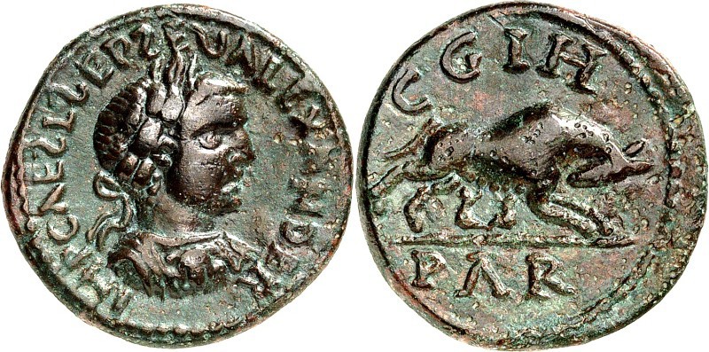 MYSIEN. 
PARIUM, Colonia (Kemér). 
Severus Alexander 222-235. AE-As 23mm 6,98g...