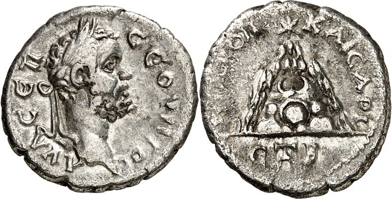 KAPPADOKIEN. 
KAISAREIA am Argaios (Kayseri). 
Septimius Severus 193-211. Drac...
