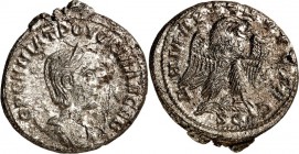 SYRIEN. 
SELEUKIS und PIEREIA / ANTIOCHEIA (Antakya). 
Herennia Etruscilla, Gemahlin des Decius 249-251. Bi-Tetradrachmon 11,83g. Palliumbüste m. Di...