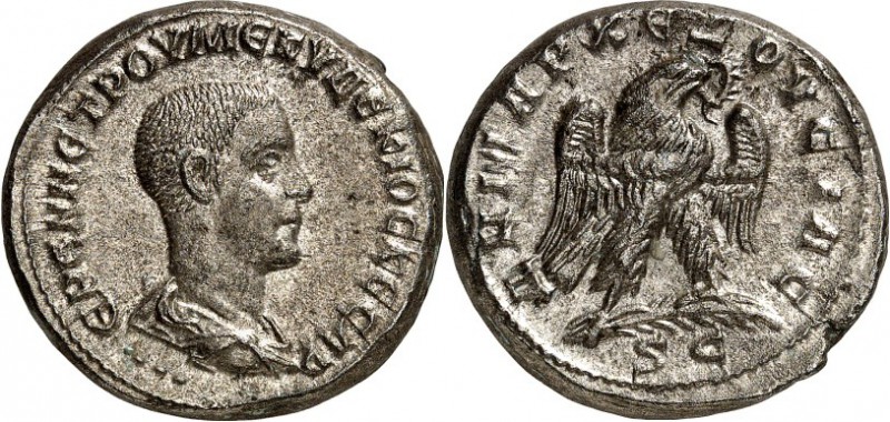 SYRIEN. 
SELEUKIS und PIEREIA / ANTIOCHEIA (Antakya). 
Herennius Etruscus Caes...