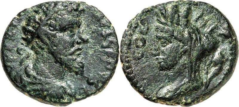 SYRIEN. 
KOILESYRIEN / HELIOPOLIS (Baalbek). 
Septimus Severus 193-211. AE-24,...