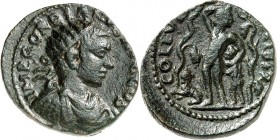 PHOINIKIEN. 
BERYTUS, Colonia (Beirut). 
Gordianus III. 238-244. AE-Dupondius 23mm (239/240) 10,2g. Paludamentbüste m. Strkr. n.r. IMP GORDIANVS AVG...